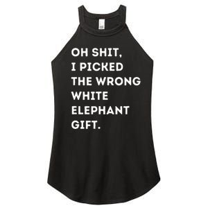 Oh Shit Funny White Elephant Gifts For Adults Under 15 20 Women's Perfect Tri Rocker Tank