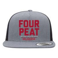 Oklahoma Softball Fourpeat Champs Flat Bill Trucker Hat