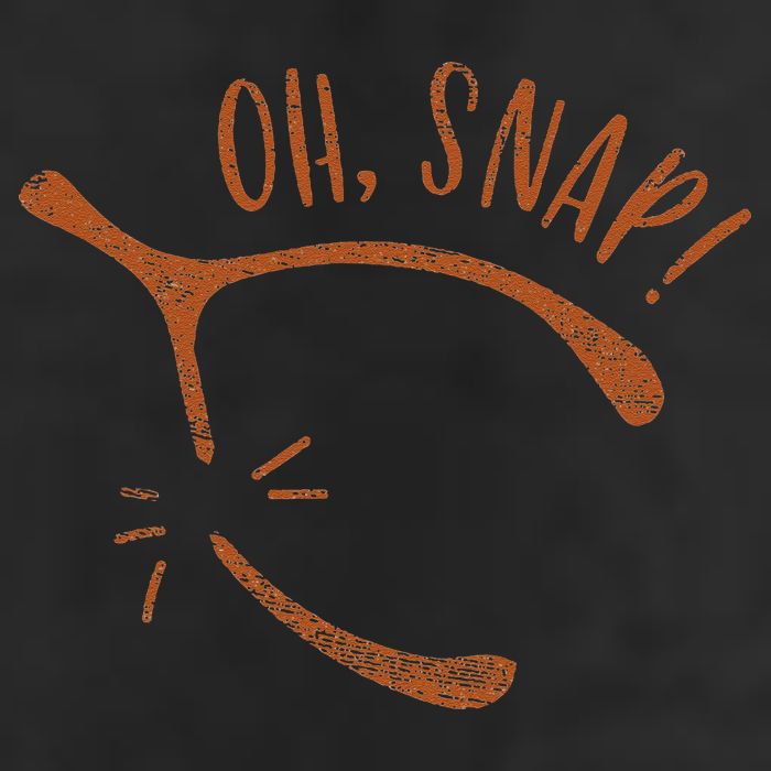 Oh Snap! Funny Turkey Day Print Wishbone Happy Thanksgiving Cool Comfort Performance Bucket Hat