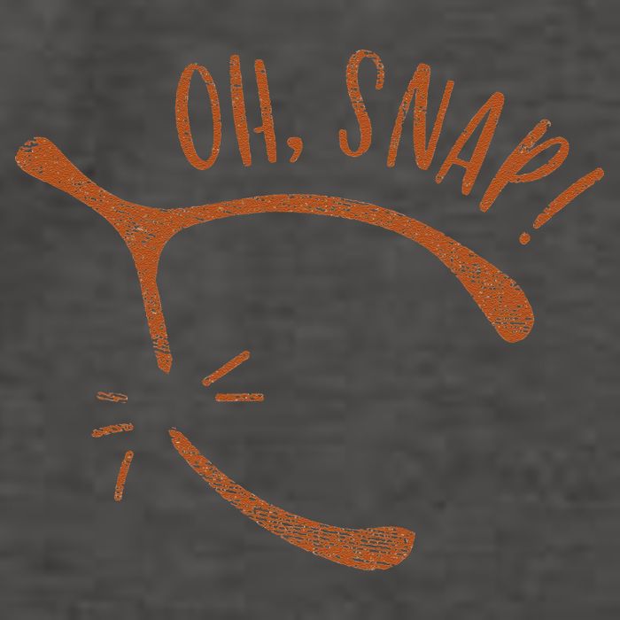 Oh Snap! Funny Turkey Day Print Wishbone Happy Thanksgiving Vector Backpack
