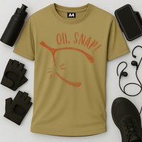 Oh Snap! Funny Turkey Day Print Wishbone Happy Thanksgiving Performance Shirt