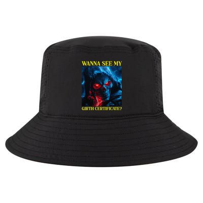 Oddly Specific Funny Girth Certificate Cool Comfort Performance Bucket Hat