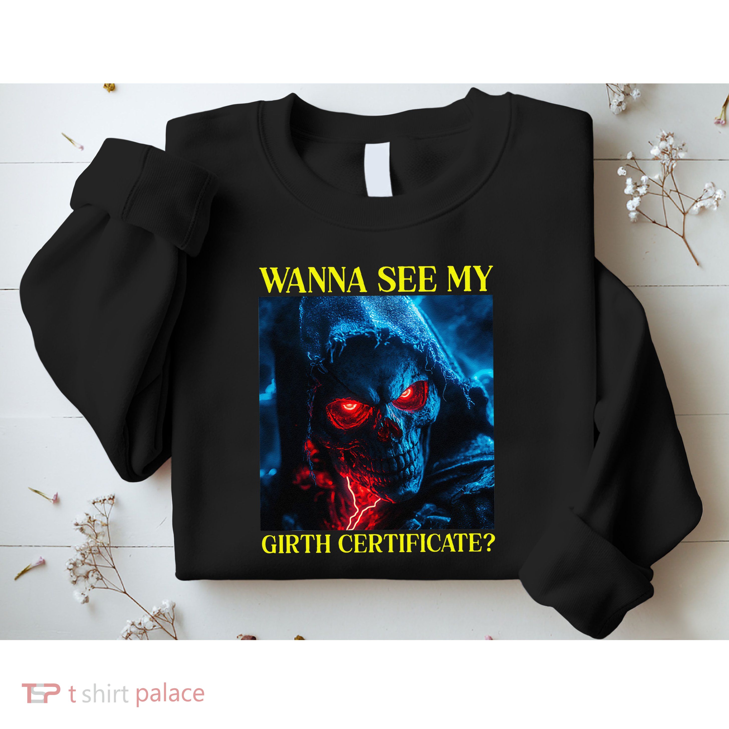 Oddly Specific Funny Girth Certificate Sweatshirt