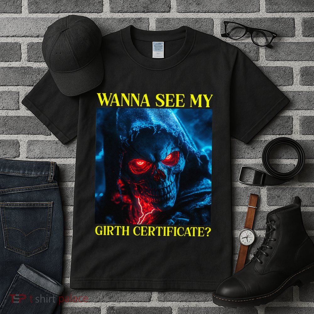 Oddly Specific Funny Girth Certificate Tall T-Shirt