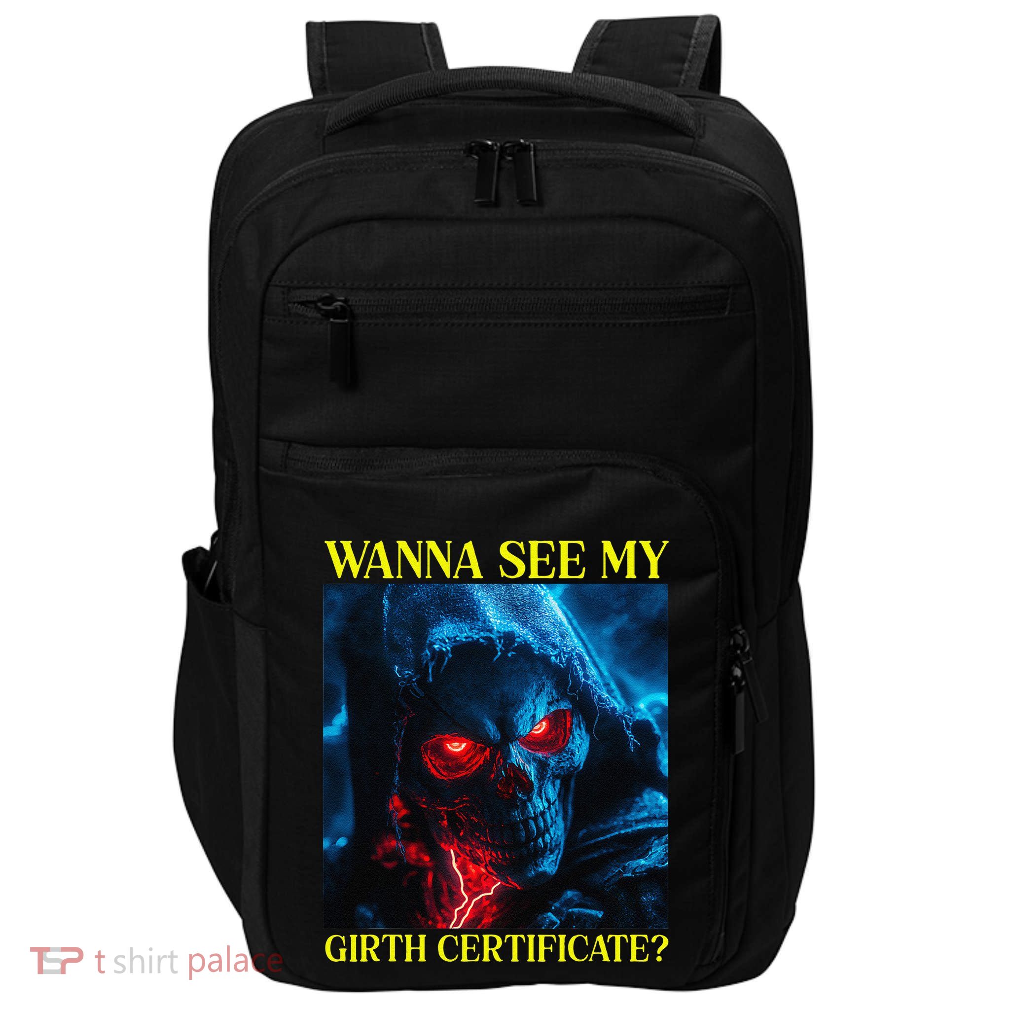 Oddly Specific Funny Girth Certificate Impact Tech Backpack