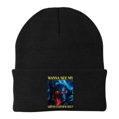 Oddly Specific Funny Girth Certificate Beanie