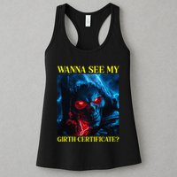 Oddly Specific Funny Girth Certificate Womens Tank Top