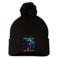 Oddly Specific Funny Girth Certificate Pom Pom 12in Knit Beanie