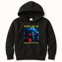 Oddly Specific Funny Girth Certificate Kids Hoodie