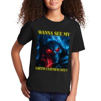 Oddly Specific Funny Girth Certificate Kids T-Shirt
