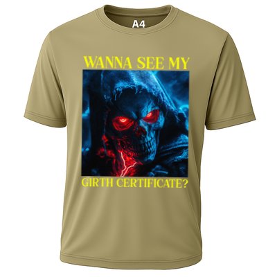 Oddly Specific Funny Girth Certificate Performance Shirt