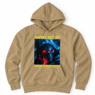 Oddly Specific Funny Girth Certificate Hoodie
