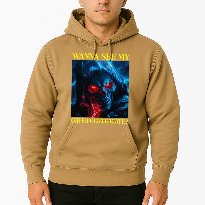 Oddly Specific Funny Girth Certificate Hoodie
