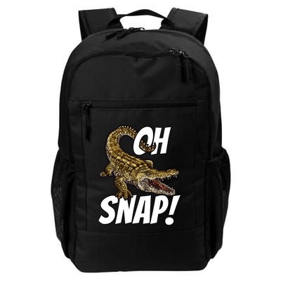 Oh Snap Funny Alligator Gator Crocodile Graphic Adults Backpack