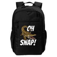 Oh Snap Funny Alligator Gator Crocodile Graphic Adults Backpack