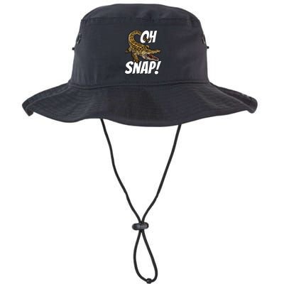 Oh Snap Funny Alligator Gator Crocodile Graphic Adults Bucket Hat