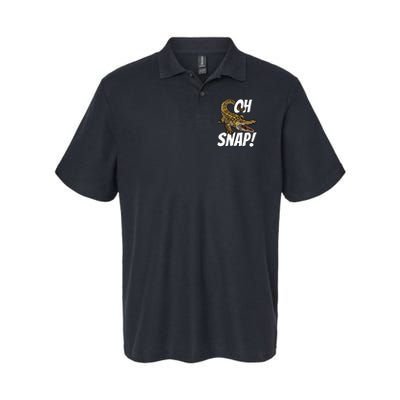 Oh Snap Funny Alligator Gator Crocodile Graphic Adults Polo
