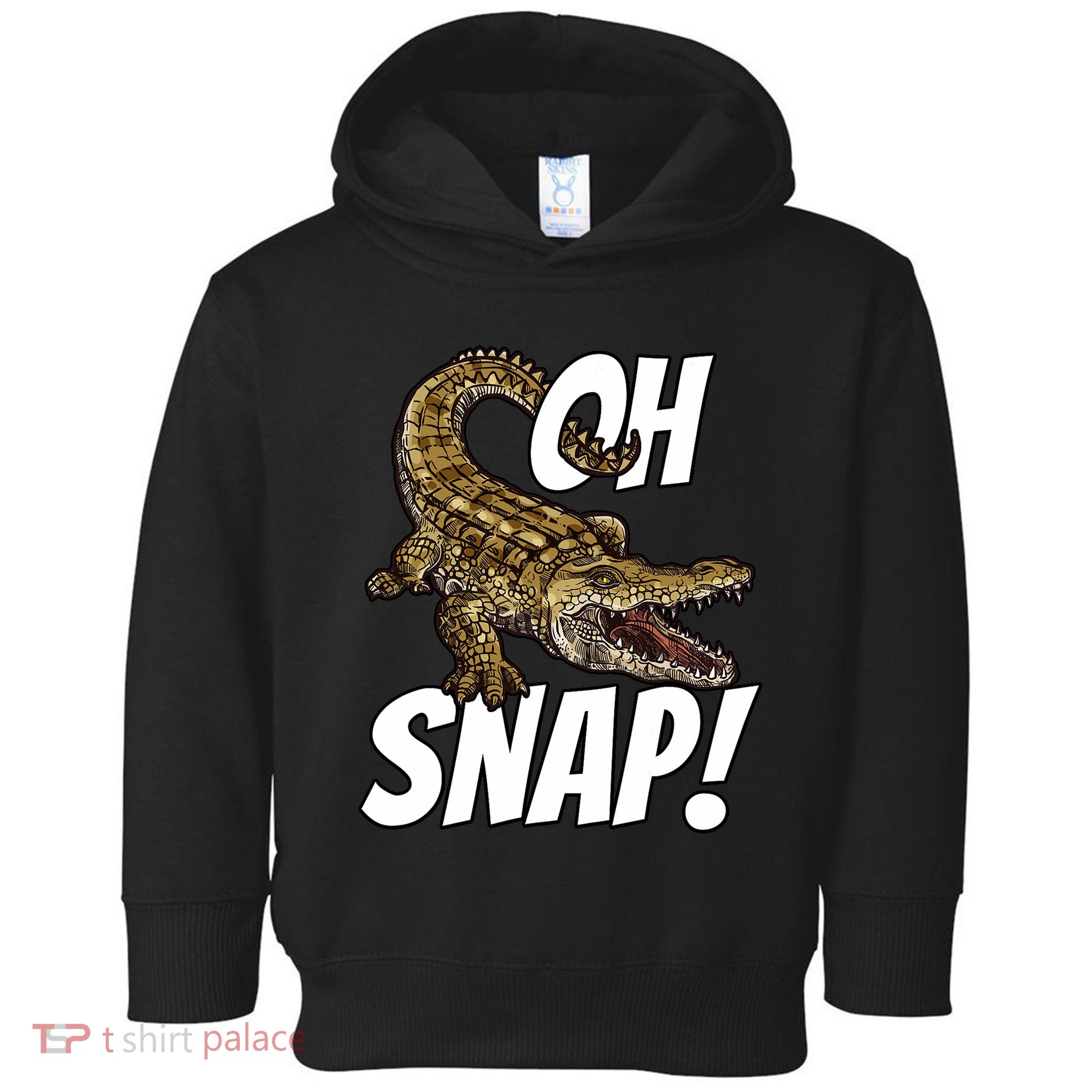 Oh Snap Funny Alligator Gator Crocodile Graphic Adults Toddler Hoodie