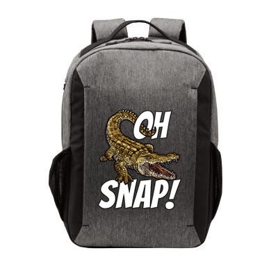 Oh Snap Funny Alligator Gator Crocodile Graphic Adults Vector Backpack