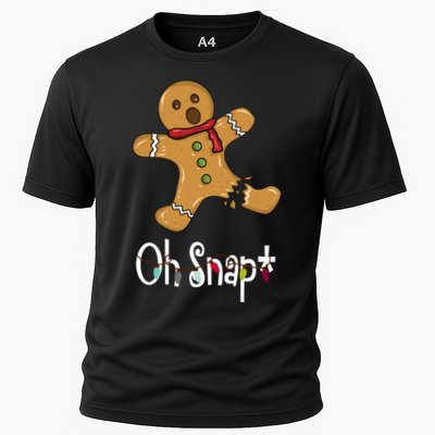 Oh Snap Funny Gingerbread Cookie Performance Shirt