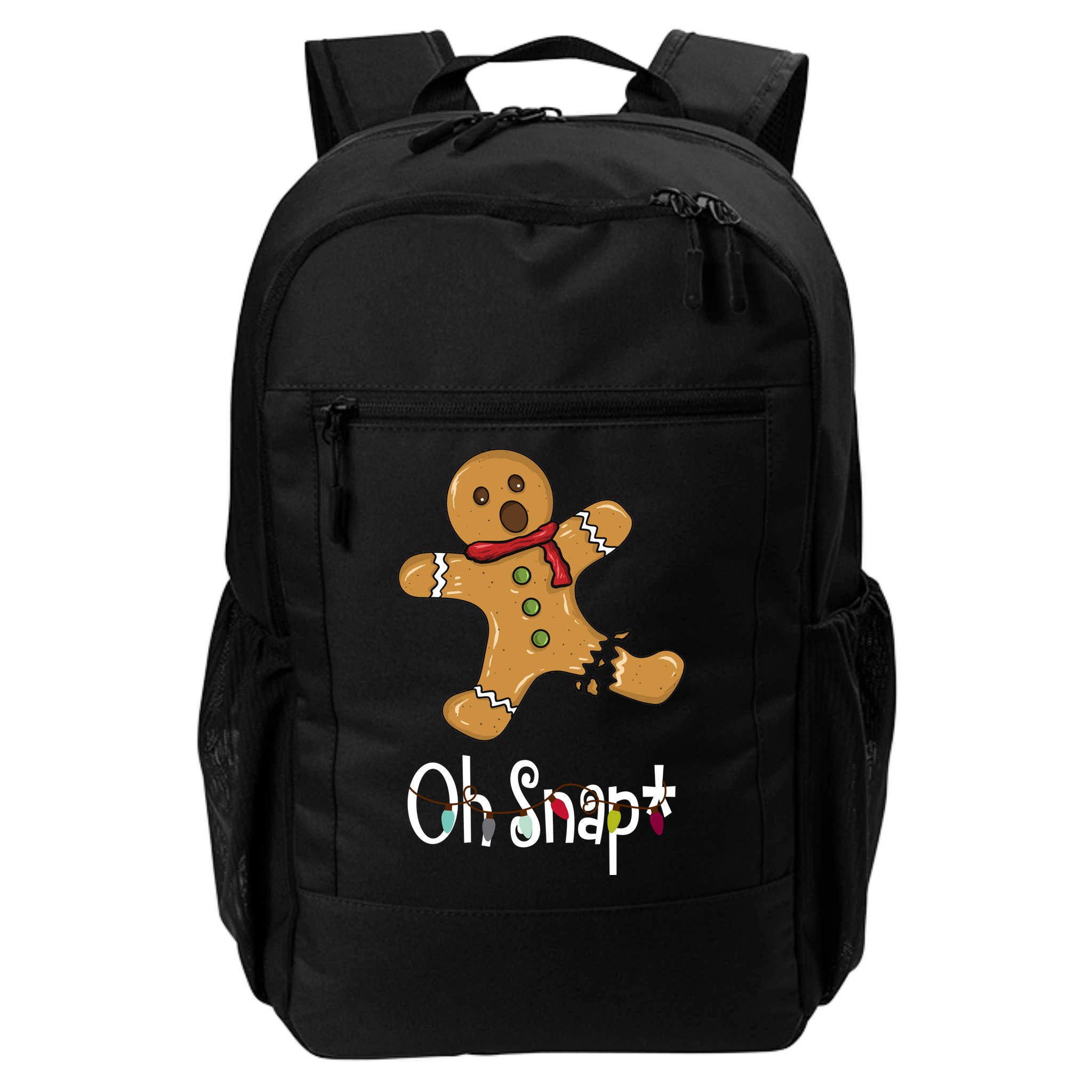 Oh Snap Funny Gingerbread Cookie Backpack