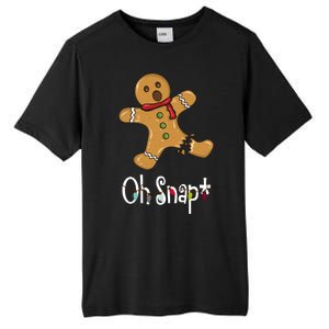 Oh Snap Funny Gingerbread Cookie Tall Fusion ChromaSoft Performance T-Shirt