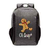 Oh Snap Funny Gingerbread Cookie Vector Backpack