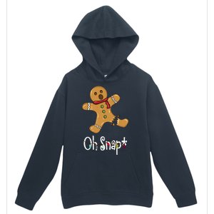 Oh Snap Funny Gingerbread Cookie Urban Pullover Hoodie