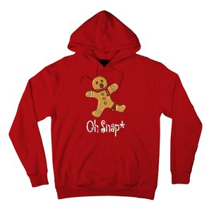 Oh Snap Funny Gingerbread Cookie Hoodie