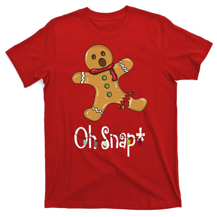 Oh Snap Funny Gingerbread Cookie T-Shirt