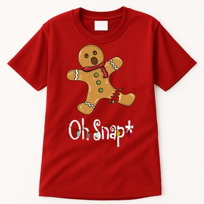 Oh Snap Funny Gingerbread Cookie Tall T-Shirt