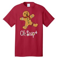 Oh Snap Funny Gingerbread Cookie Tall T-Shirt