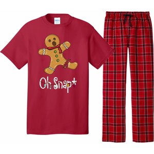 Oh Snap Funny Gingerbread Cookie Pajama Set