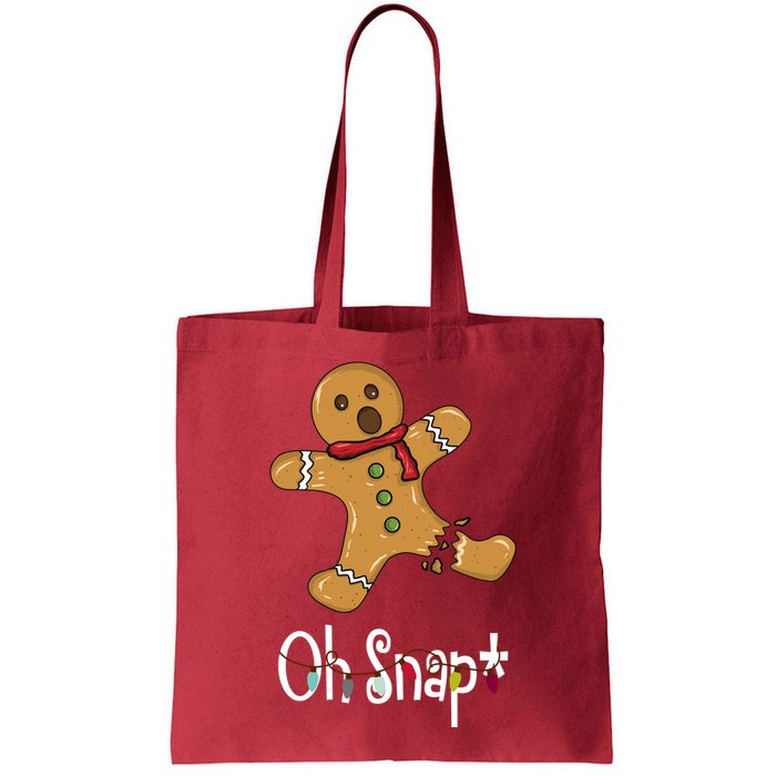 Oh Snap Funny Gingerbread Cookie Bag