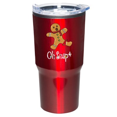 Oh Snap Funny Gingerbread Cookie Tumbler
