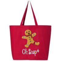 Oh Snap Funny Gingerbread Cookie 25L Jumbo Tote
