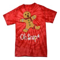 Oh Snap Funny Gingerbread Cookie Tie-Dye T-Shirt