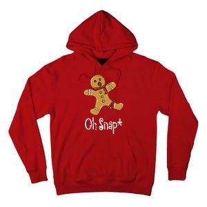 Oh Snap Funny Gingerbread Cookie Tall Hoodie