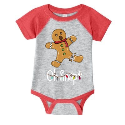 Oh Snap Funny Gingerbread Cookie Infant Baby Jersey Bodysuit