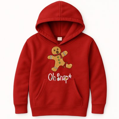 Oh Snap Funny Gingerbread Cookie Kids Hoodie