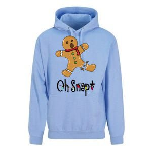 Oh Snap Funny Gingerbread Cookie Unisex Surf Hoodie