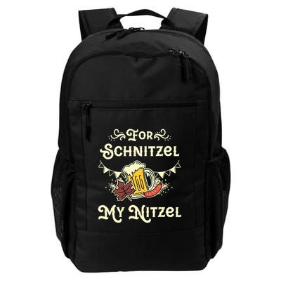 Oktoberfest Shirts For Schnitzel My Nitzel Funny Octoberfest Backpack