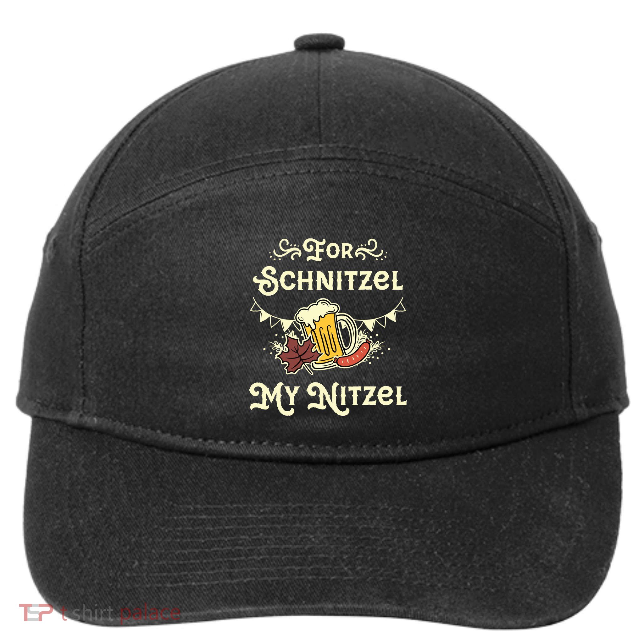 Oktoberfest Shirts For Schnitzel My Nitzel Funny Octoberfest 7-Panel Snapback Hat