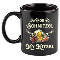 Oktoberfest Shirts For Schnitzel My Nitzel Funny Octoberfest 11oz C Handle Ceramic Mug