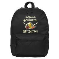 Oktoberfest Shirts For Schnitzel My Nitzel Funny Octoberfest 16 in Basic Backpack
