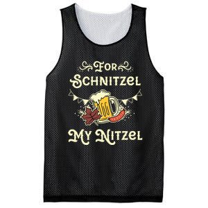 Oktoberfest Shirts For Schnitzel My Nitzel Funny Octoberfest Mesh Reversible Basketball Jersey Tank