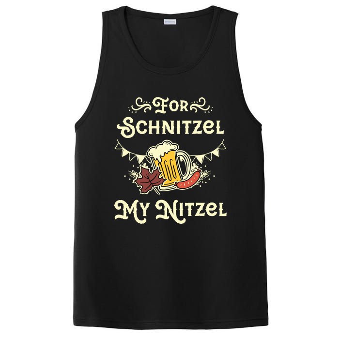 Oktoberfest Shirts For Schnitzel My Nitzel Funny Octoberfest PosiCharge Competitor Tank