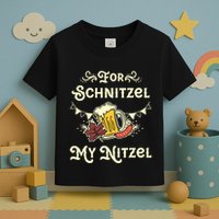 Oktoberfest Shirts For Schnitzel My Nitzel Funny Octoberfest Toddler T-Shirt