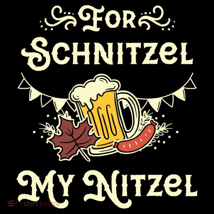 Oktoberfest Shirts For Schnitzel My Nitzel Funny Octoberfest Short Acrylic Beanie