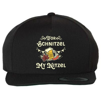 Oktoberfest Shirts For Schnitzel My Nitzel Funny Octoberfest Wool Snapback Cap